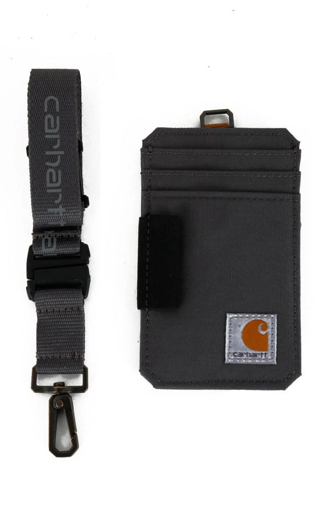 商品Carhartt|Nylon Duck ID Holder And Lanyard - Gravel,价格¥237,第1张图片