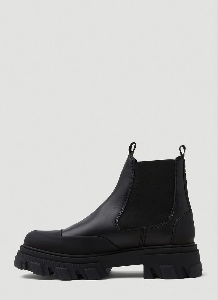 商品Ganni|Leather Chelsea Ankle Boots,价格¥1189,第3张图片详细描述
