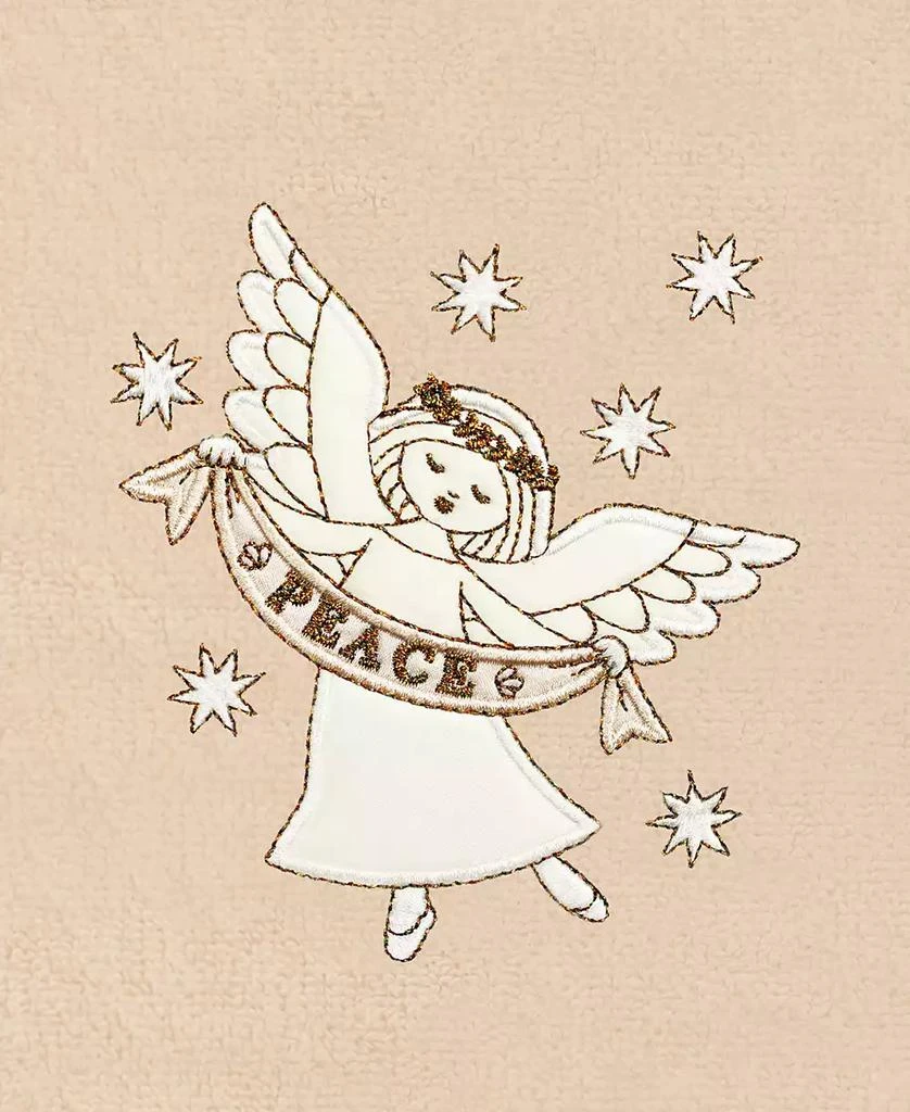 商品Linum Home Textiles|Christmas Angel Embroidered Luxury 100% Turkish Cotton Hand Towels, 2 Piece Set,价格¥485,第3张图片详细描述