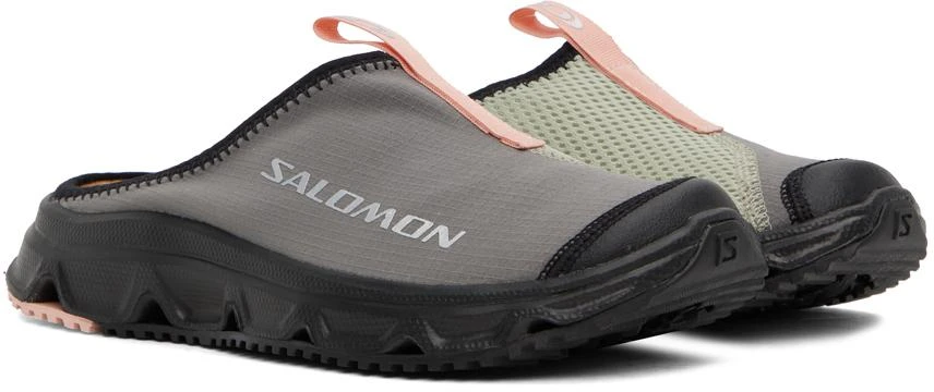 商品Salomon|Gray & Green RX 3.0 Slides,价格¥492,第4张图片详细描述