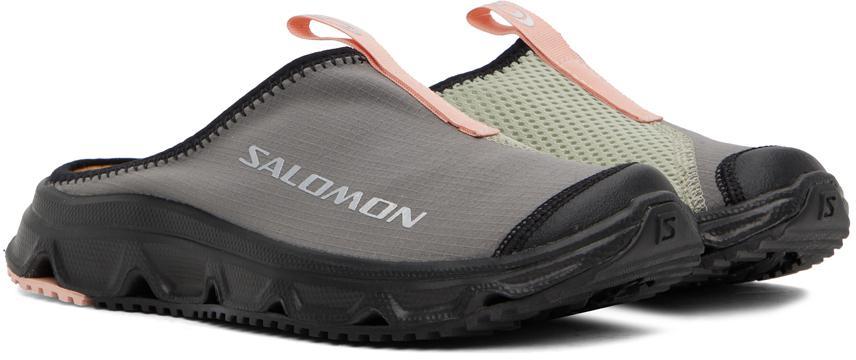 商品Salomon|Gray & Green RX 3.0 Slides,价格¥602,第4张图片详细描述