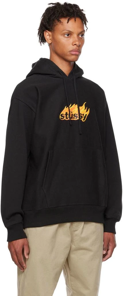 商品STUSSY|Black Flames Hoodie,价格¥589,第2张图片详细描述