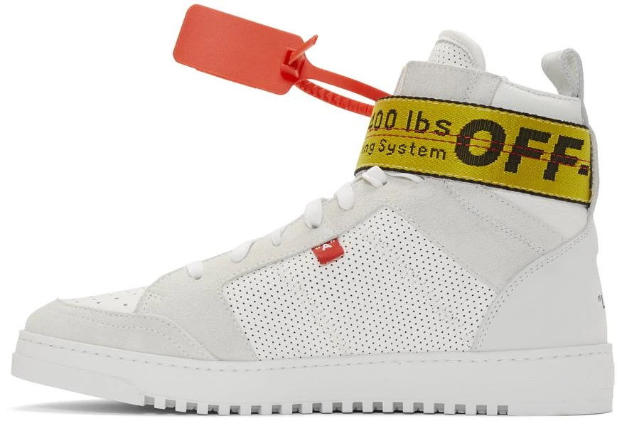 商品Off-White|White Industrial High-Top 运动鞋,价格¥2919,第3张图片详细描述