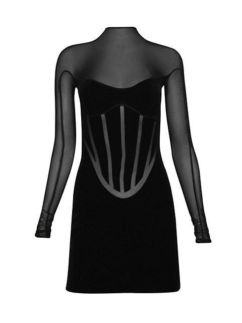 商品Wolford|Wolford x Mugler Flock Shaping Dress,价格¥5816,第1张图片