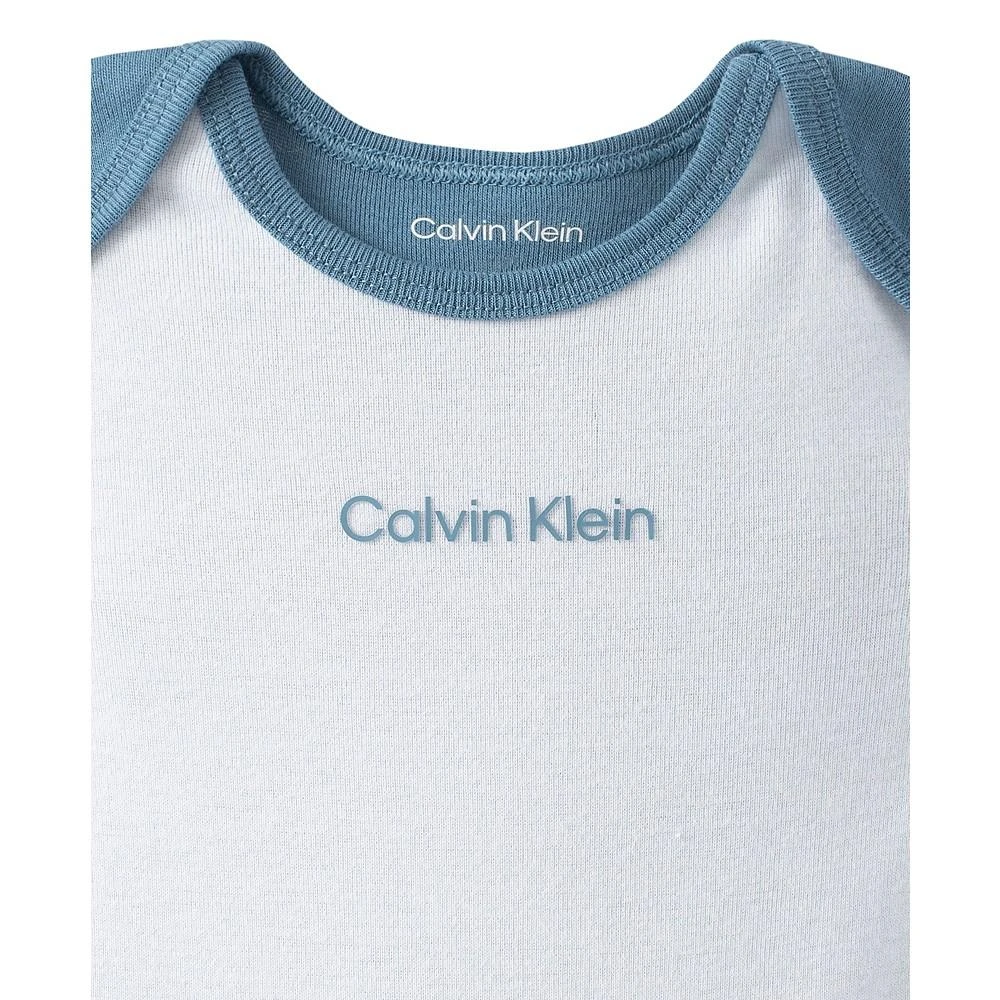 商品Calvin Klein|Baby Boys or Girls Organic Cotton Footed Coverall,价格¥135,第3张图片详细描述