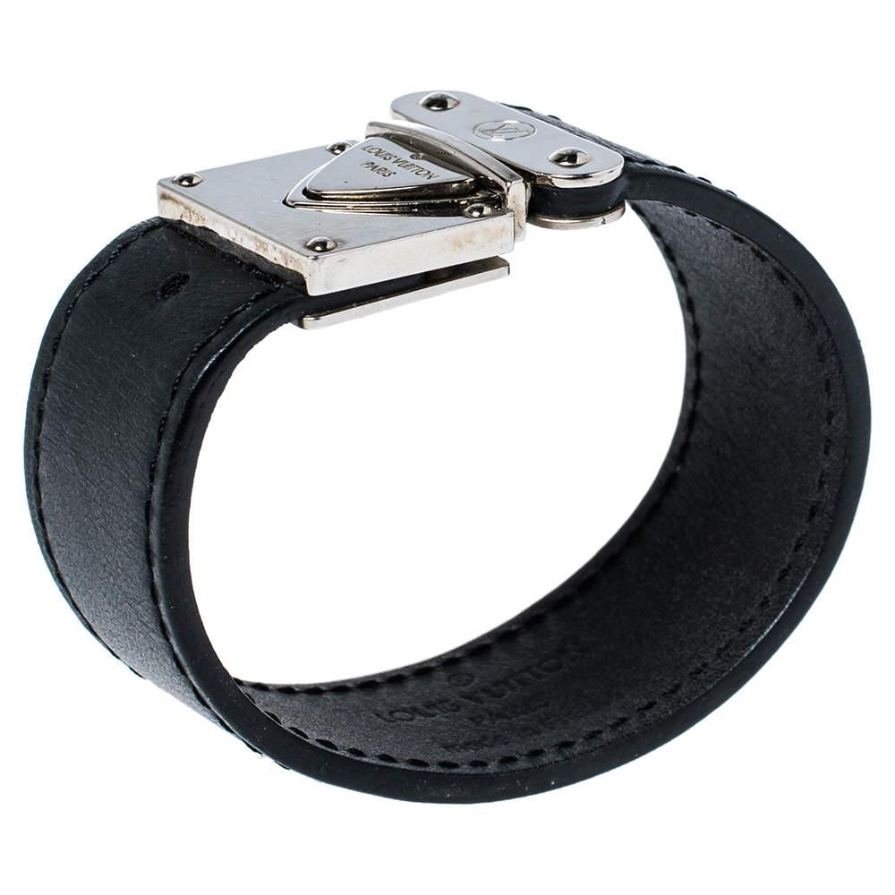 Louis Vuitton Nomade Koala Black Leather Bracelet S商品第3张图片规格展示