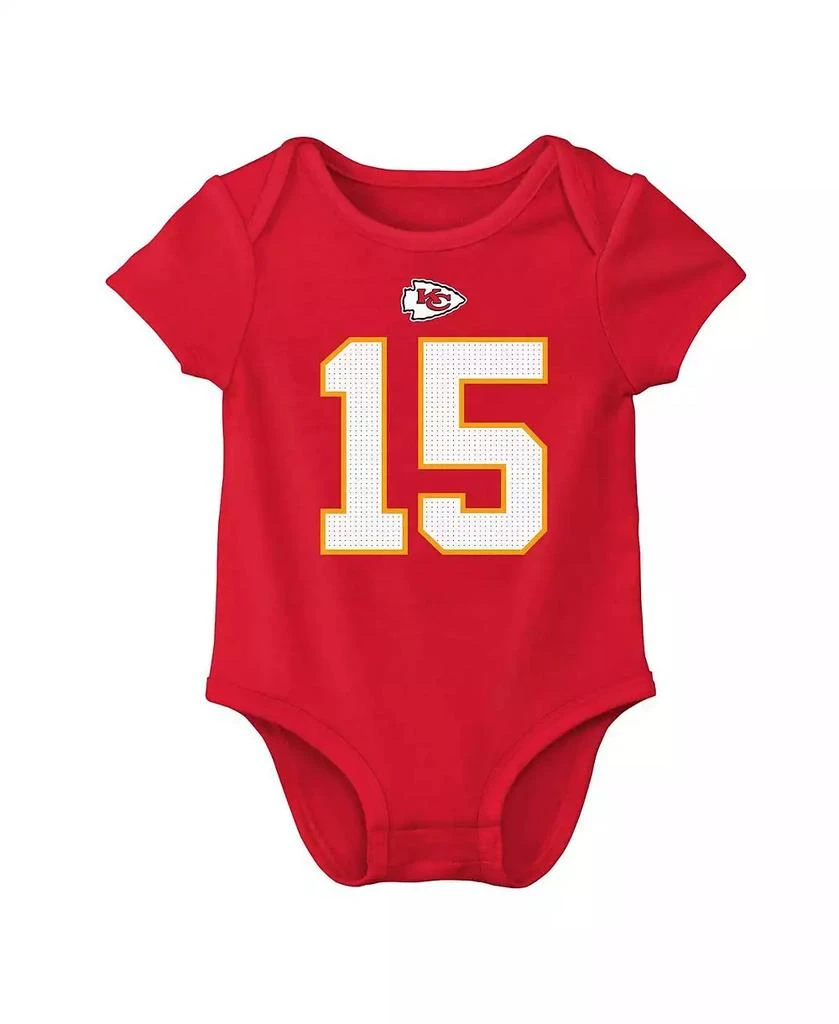 商品NIKE|Baby Boys and Girls Patrick Mahomes Red Kansas City Chiefs Player Name Number Bodysuit,价格¥142,第3张图片详细描述