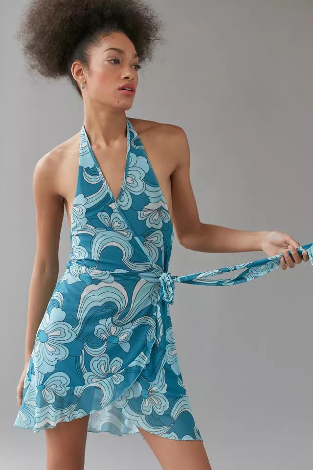 UO Rara Mini Wrap Dress商品第1张图片规格展示
