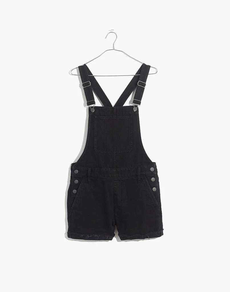 商品Madewell|Adirondack Short Overalls in Washed Black,价格¥634,第5张图片详细描述