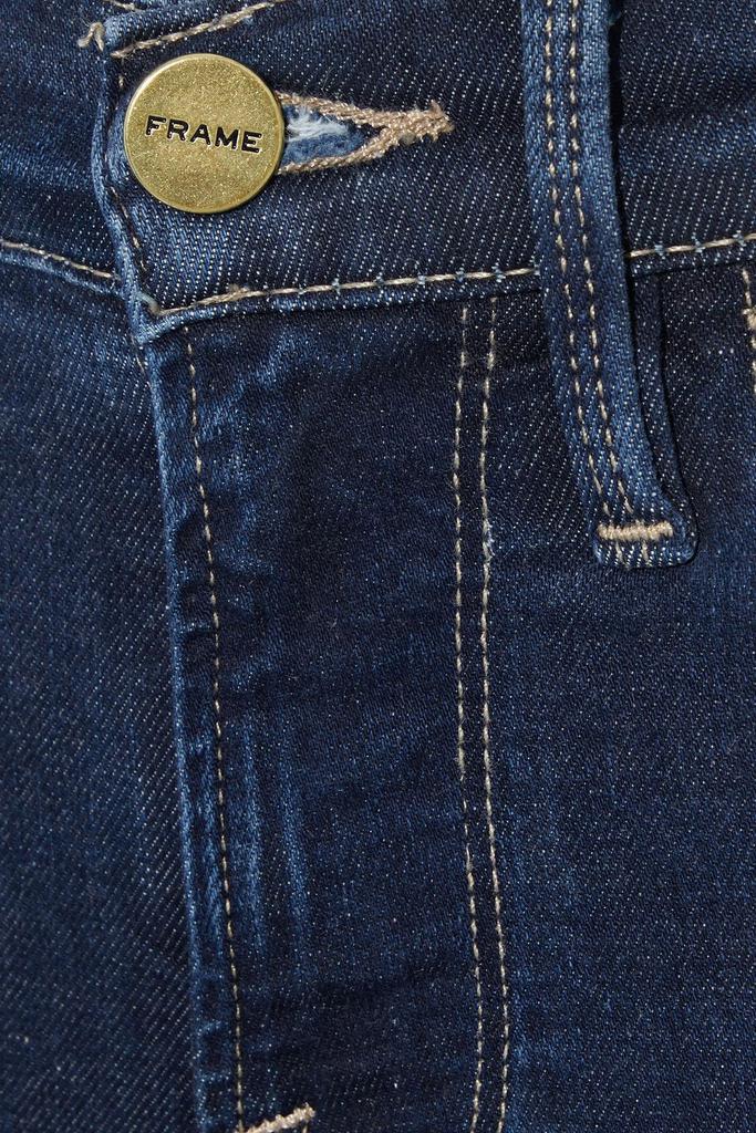 Le Skinny De Jeanne Crop faded mid-rise skinny jeans商品第2张图片规格展示
