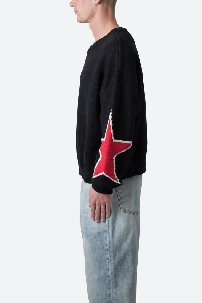 商品MNML|Star Sweater - Black,价格¥256,第4张图片详细描述