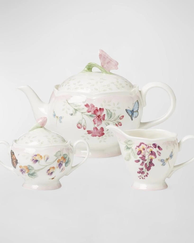 商品Lenox|Pink Ombre Butterfly Meadow 3-Piece Tea Set,价格¥1102,第1张图片