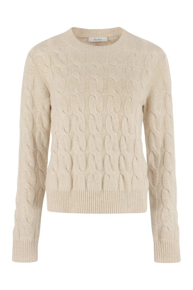 商品Max Mara|Max Mara Crewneck Long-Sleeved Knitted Sweater,价格¥3198,第1张图片