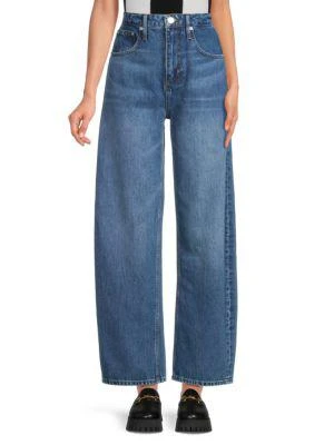 商品FRAME|High Rise Barrel Jeans,价格¥736,第1张图片