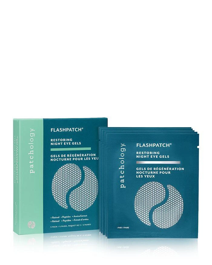 商品Patchology|FlashPatch Restoring Night Eye Gels, 5 Pairs,价格¥150,第2张图片详细描述