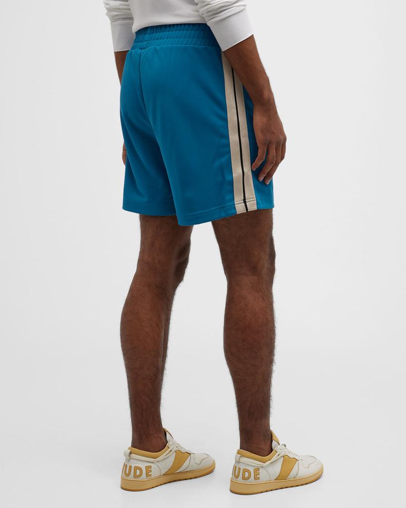 Men's Pintuck Side-Stripe Track Shorts商品第4张图片规格展示
