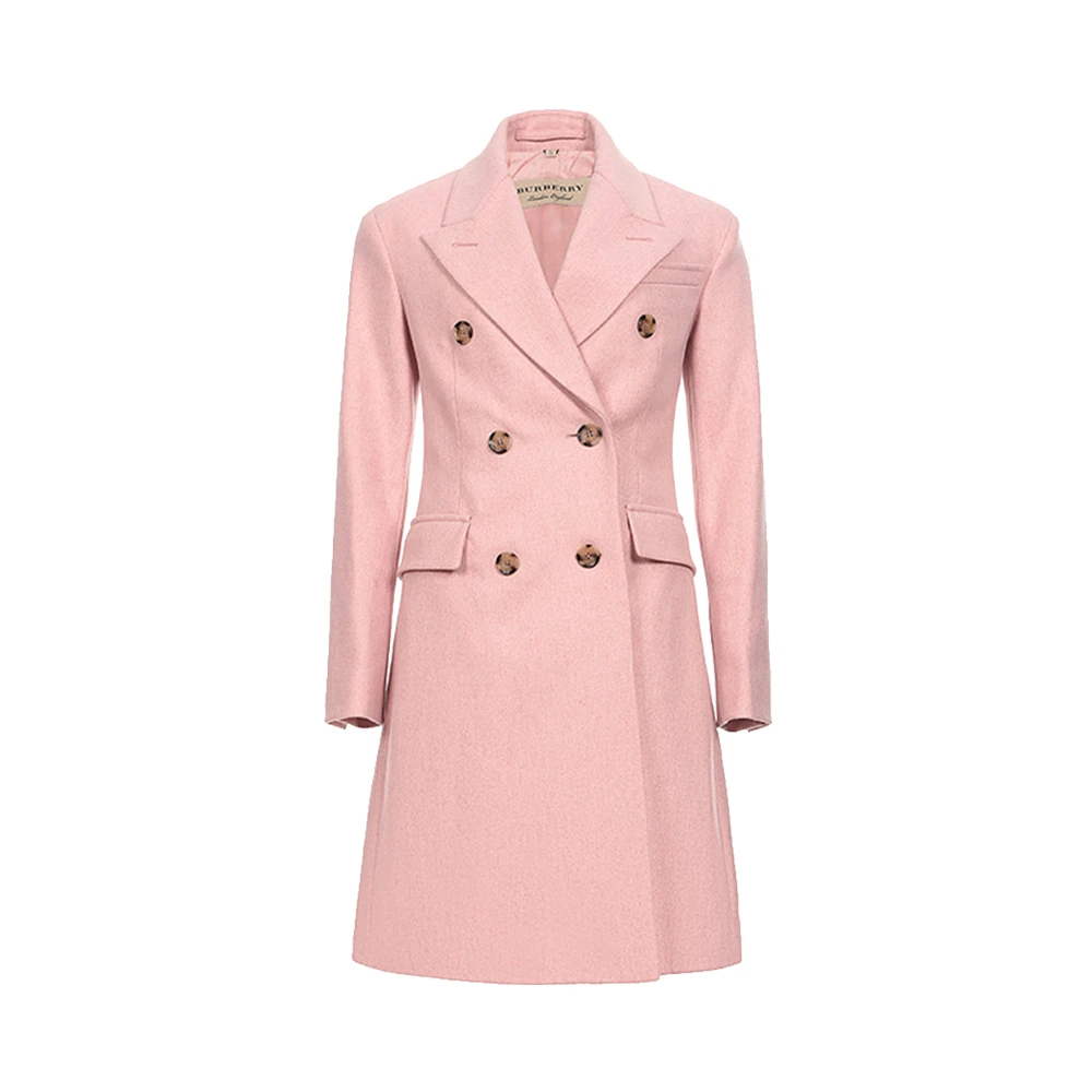 商品[国内直发] Burberry|BURBERRY 博柏利 双排扣羊毛量裁大衣 8004691,价格¥7034,第1张图片