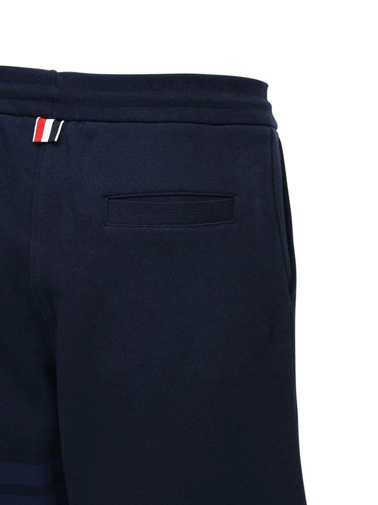 商品Thom Browne|Tonal 4 Bar Cotton Sweat Shorts,价格¥5800,第5张图片详细描述