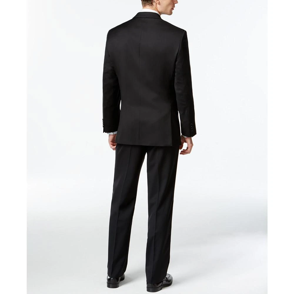 商品Calvin Klein|Black Solid Modern-Fit Suit,价格¥2408,第5张图片详细描述