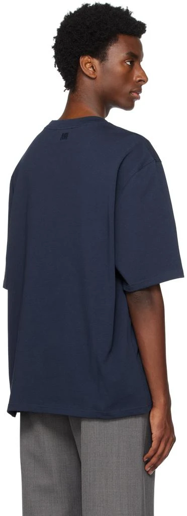 商品AMI|SSENSE Exclusive Navy Ami de Cœur T-Shirt,价格¥951,第3张图片详细描述