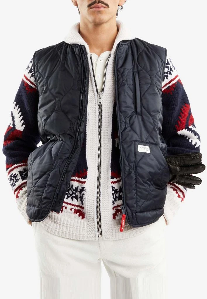 商品Fay Archive|Logo Tag Quilted Nylon Vest,价格¥3572,第1张图片