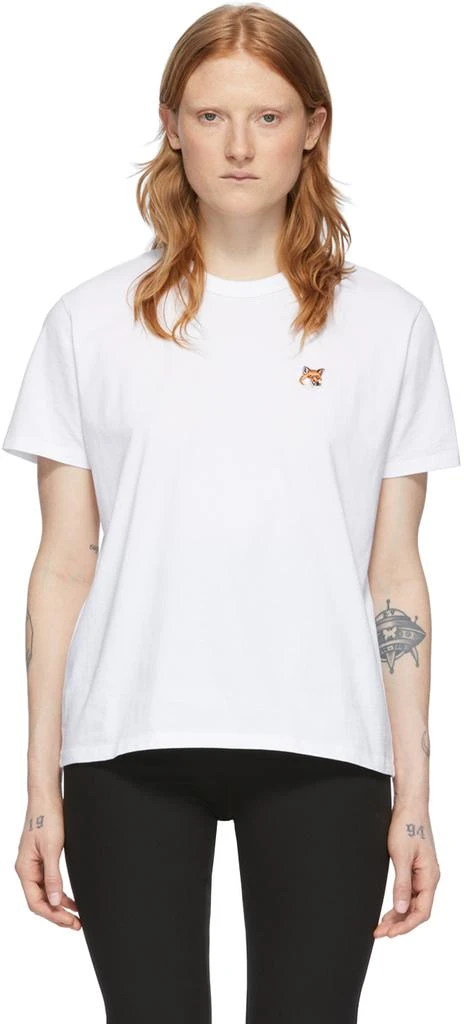 商品Maison Kitsune|White 狐狸印花 T-恤,价格¥566,第1张图片