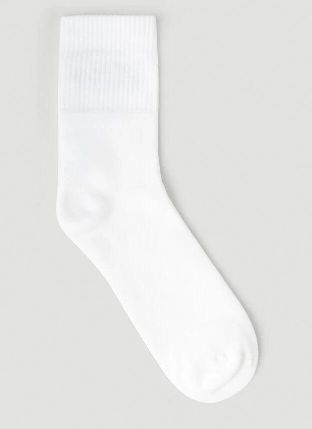 商品Gucci|GG Logo Socks in White,价格¥1056,第2张图片详细描述