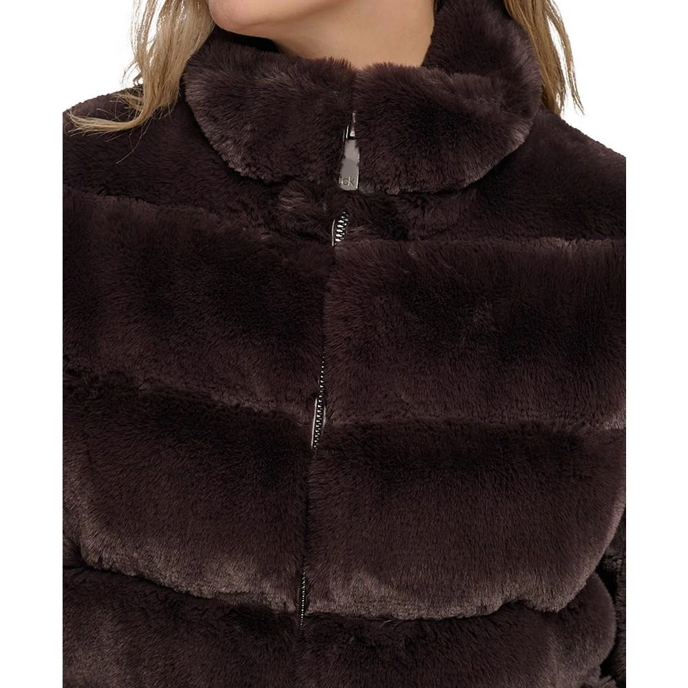 商品Calvin Klein|Women's Plus Size Faux-Fur Coat,价格¥1125,第4张图片详细描述