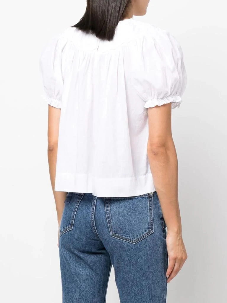 商品The Great|THE GREAT The Splendor puff sleeve top,价格¥3595,第4张图片详细描述