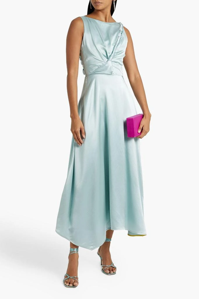 商品ROKSANDA|Brida twisted cutout silk-satin midi dress,价格¥7007,第2张图片详细描述