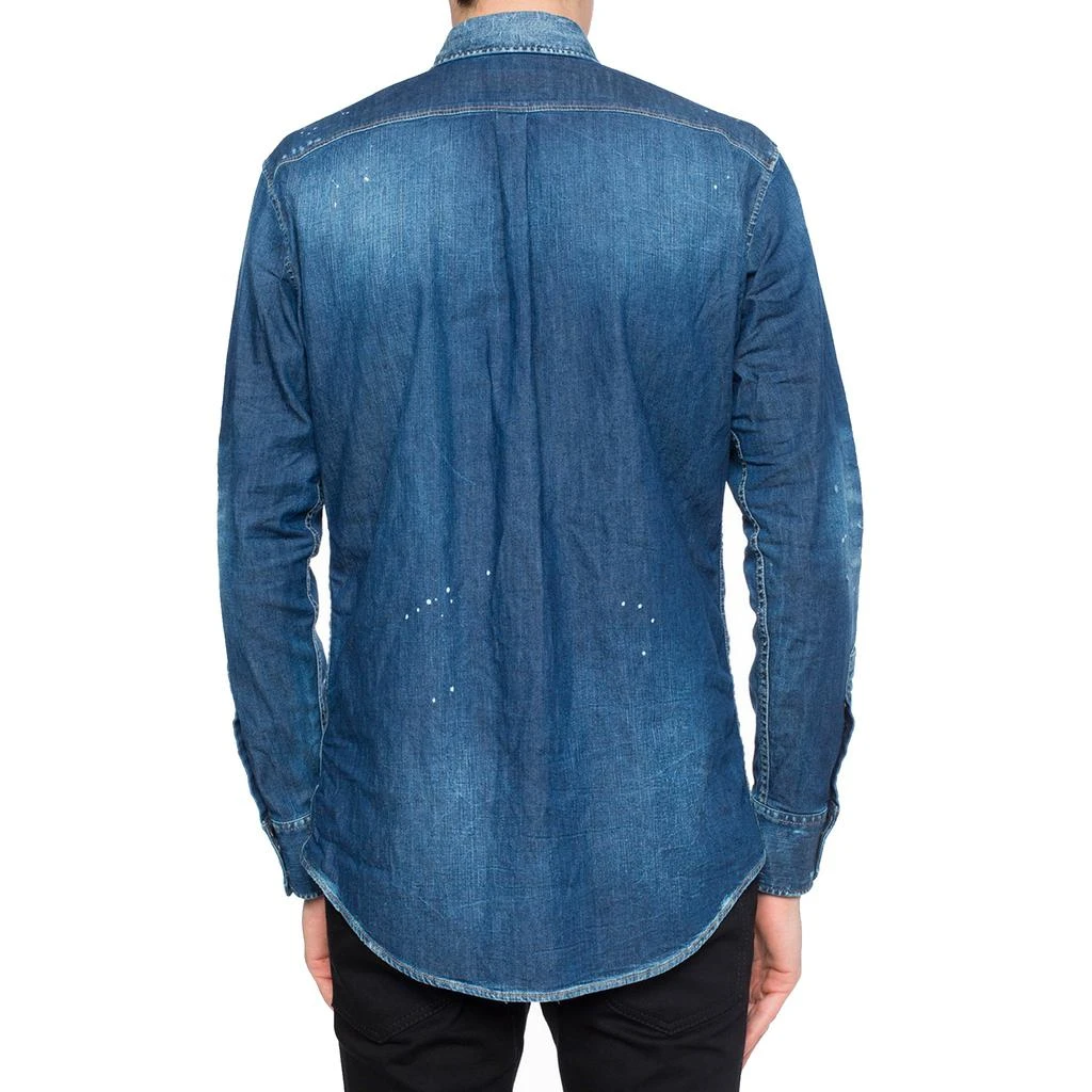 商品DSQUARED2|Dsquared2 Cotton Denim Shirt,价格¥1486,第3张图片详细描述