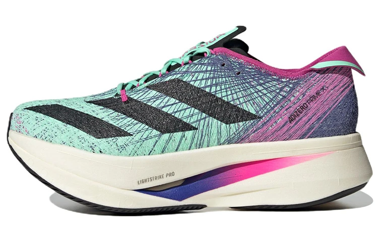 商品[国内直发] Adidas|adidas Adizero Prime X 舒适百搭 织物减震防滑耐磨轻便透气 低帮 碳板 马拉松跑步鞋 男女同款 绿紫红,价格¥1220,第1张图片