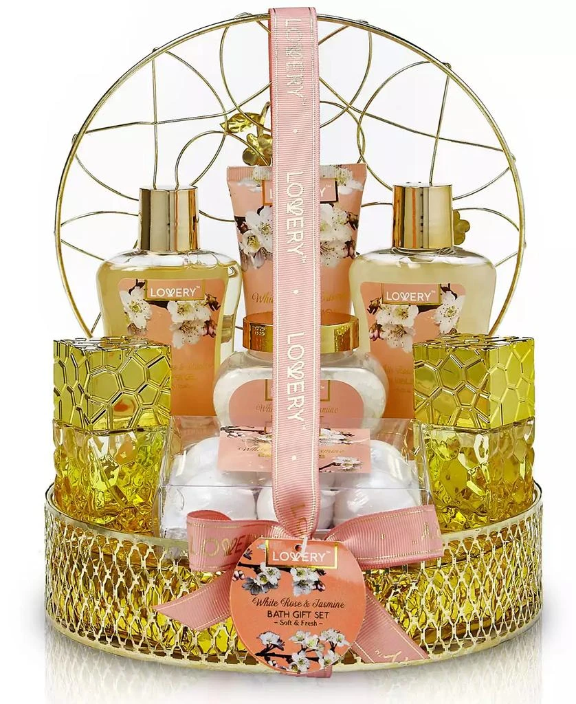 商品Lovery|White Rose and Jasmine Body Care 13 Piece Gift Set,价格¥371,第1张图片
