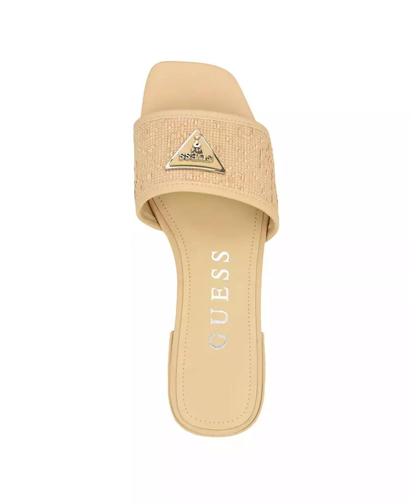 商品GUESS|Women's Tamsea One Band Square Toe Slide Flat Sandals,价格¥295,第4张图片详细描述