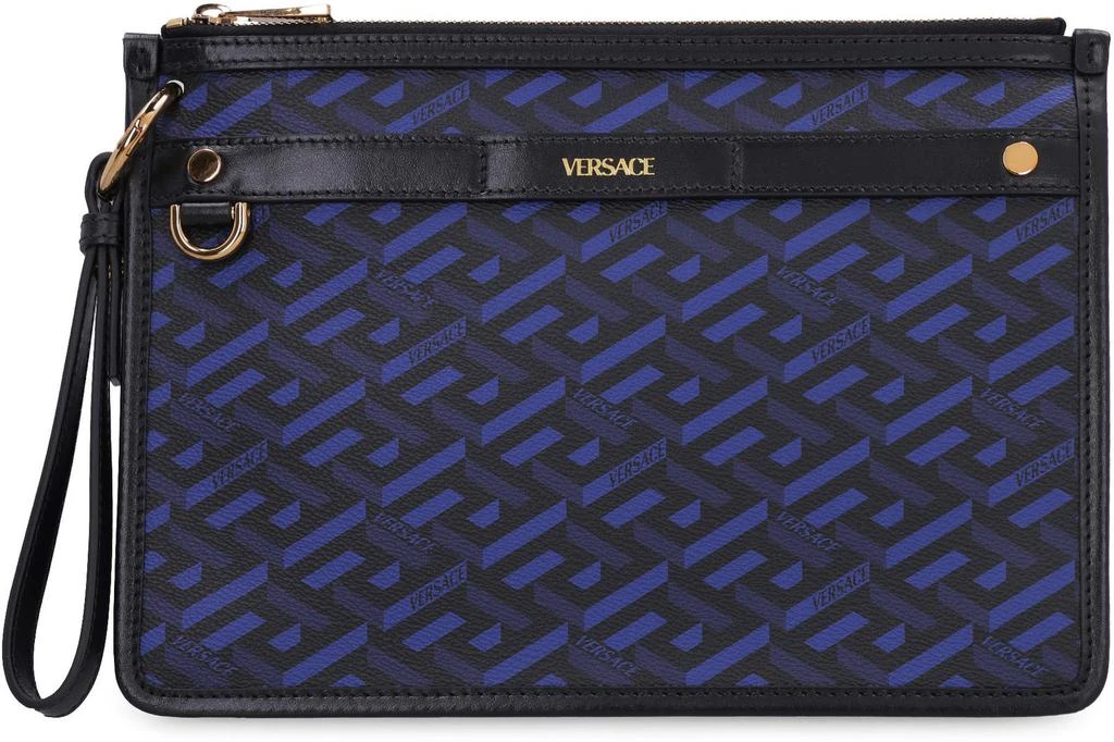 商品Versace|Versace La Greca Monogram Crossbody Bag,价格¥3234,第1张图片