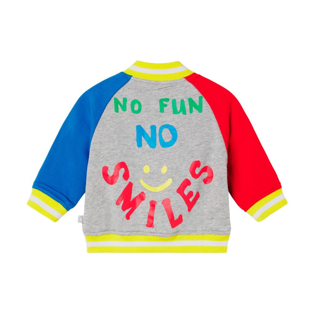 Stella McCartney Kids Bomber Jacket With Color-block Design商品第2张图片规格展示