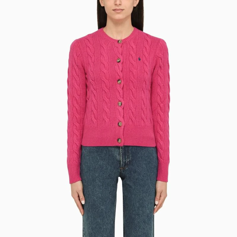 商品Ralph Lauren|Fuchsia wool cardigan,价格¥1877,第1张图片