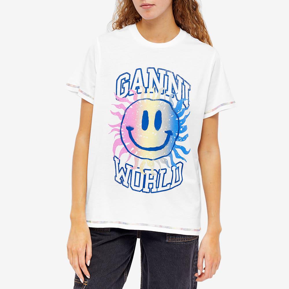 GANNI Basic Jersey Smiley Relaxed Tee商品第2张图片规格展示