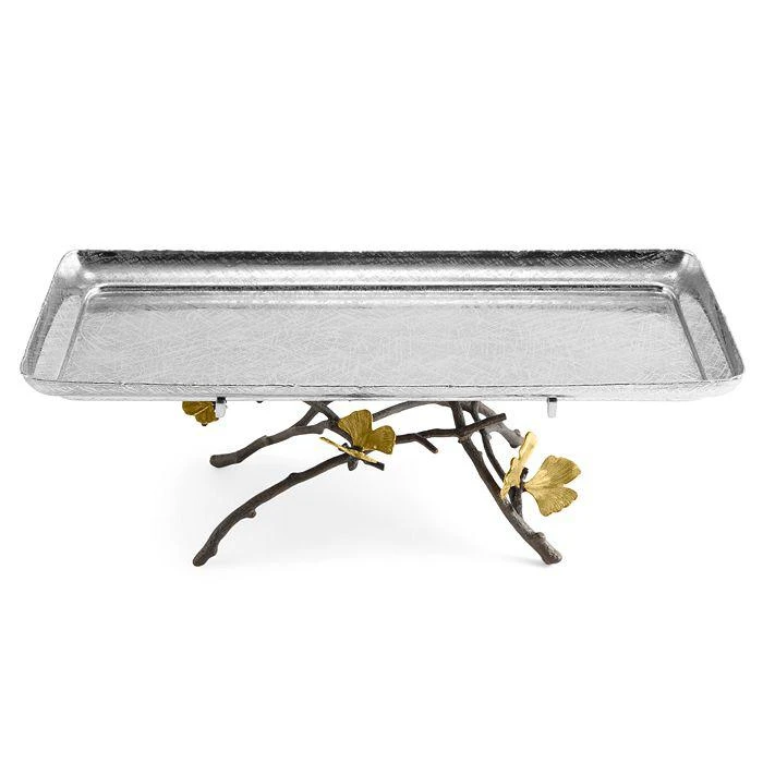 Butterfly Ginkgo Footed Centerpiece Tray 商品