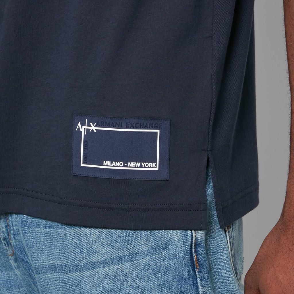 Armani Exchange Cotton-Jersey Polo Shirt商品第4张图片规格展示