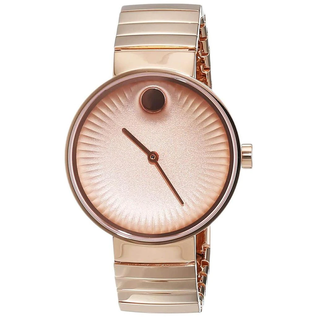 商品Movado|Movado Women's Quartz Watch - Edge Rose Gold Stainless Steel Bracelet | 3680013,价格¥2220,第1张图片