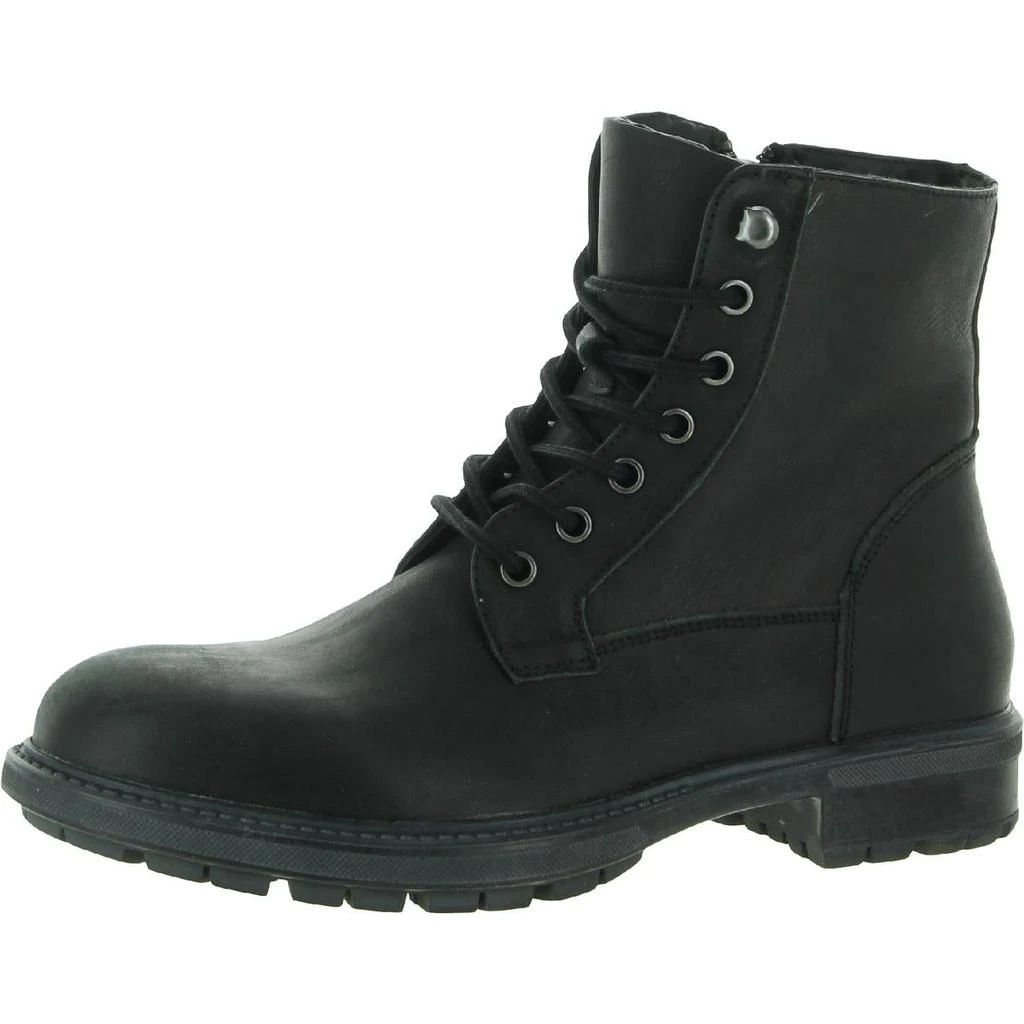 商品Steve Madden|Steve Madden Mens Smoky Leather Lace Up Ankle Boots,价格¥407,第1张图片