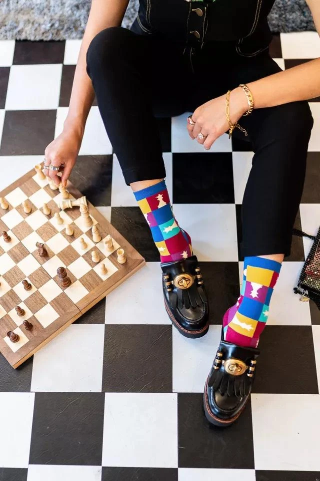 商品Sock Candy|Sock Candy Chess Sock,价格¥136,第1张图片