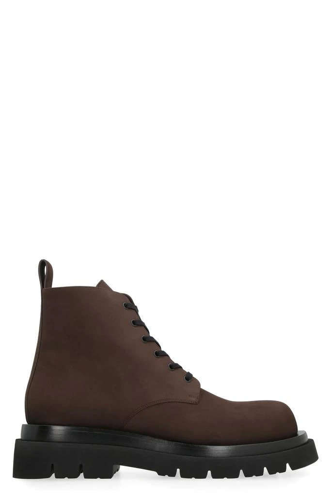 商品Bottega Veneta|Lug Lace-up Ankle Boots,价格¥5346,第1张图片