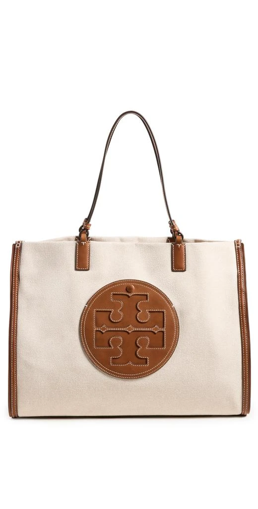 商品Tory Burch|Tory Burch Ella 帆布手提袋,价格¥3693,第1张图片