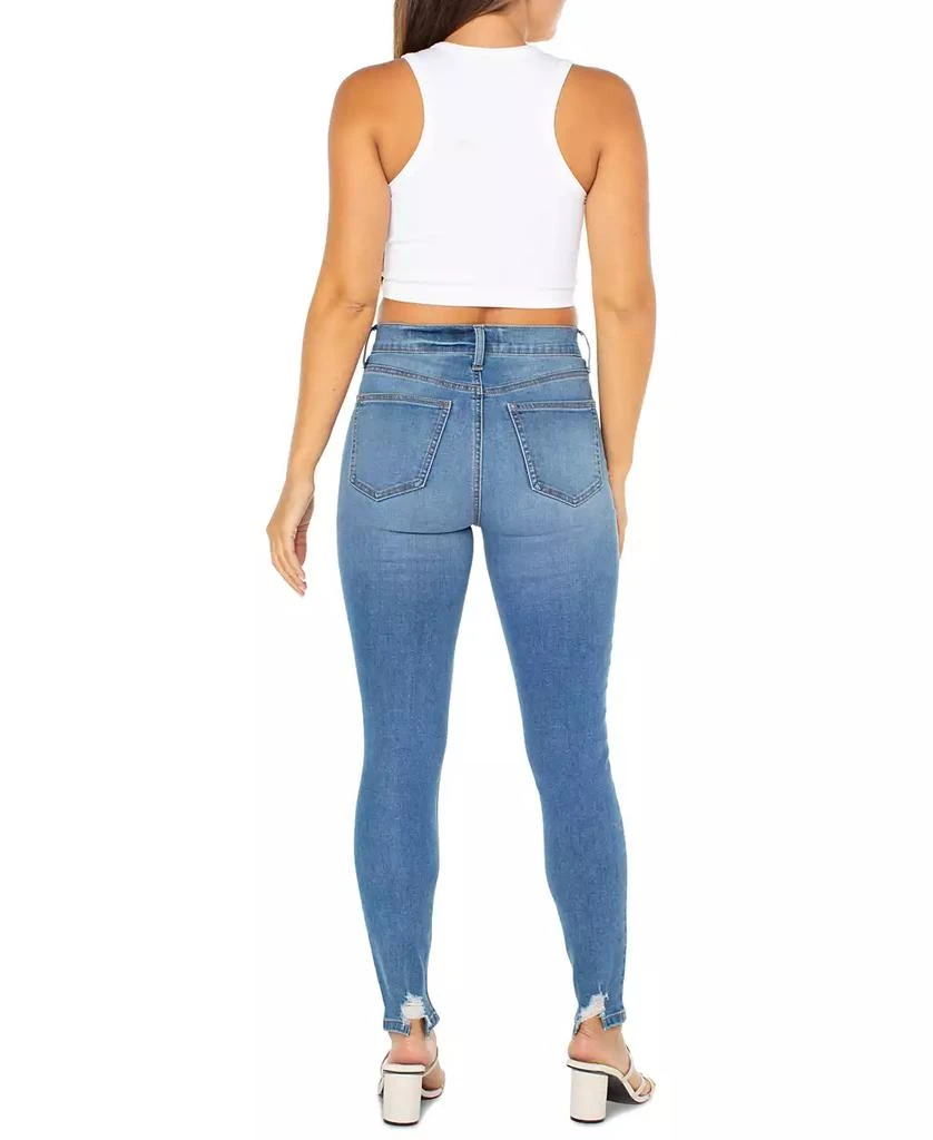 商品Celebrity Pink|Juniors' High Rise Distressed Skinny Ankle Jeans,价格¥238,第2张图片详细描述