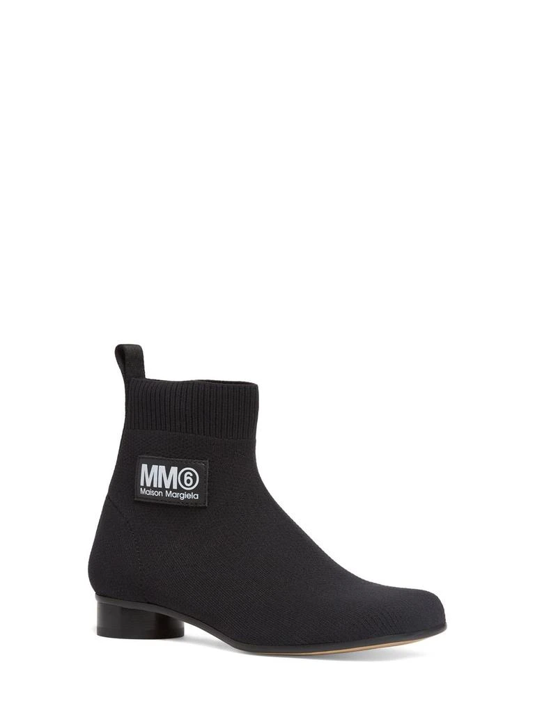 商品MM6|Knit Ankle Boots W/logo,价格¥2265,第1张图片