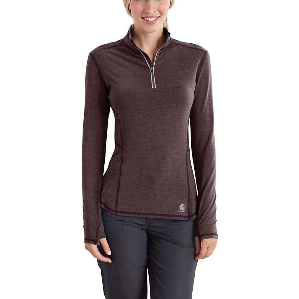 商品Carhartt|Carhartt Women's Force Ferndale Quarter Zip Shirt,价格¥246,第4张图片详细描述