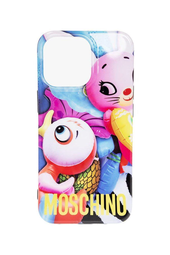 商品Moschino|Moschino Logo Print Iphone 13 Pro Case,价格¥350,第1张图片
