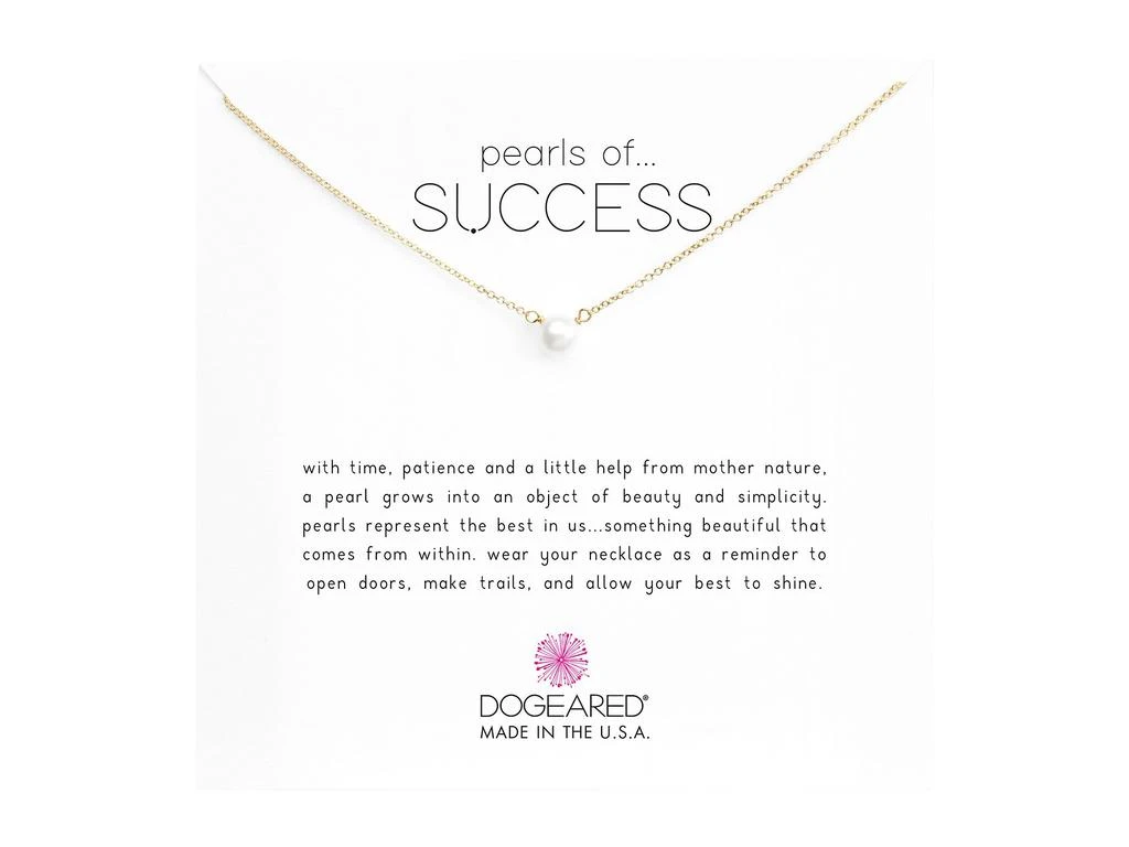 商品Dogeared|Pearls Of Success Necklace 16",价格¥390-¥450,第1张图片